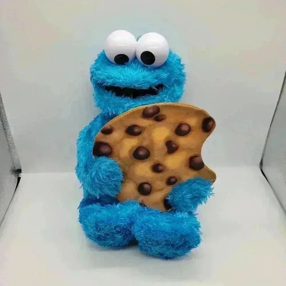 Peekaboo Cookie Monster Animated 12" Plush Talks Num Num Sounds Sesame Street - Picture 8 of 12